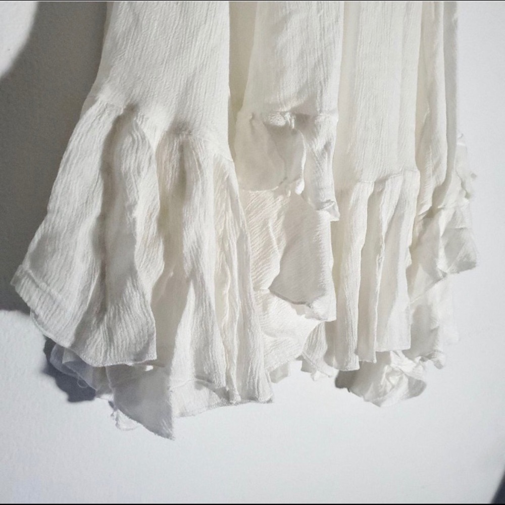 XS Free People💕 Adella Slip Dress White - Picture 7 of 9